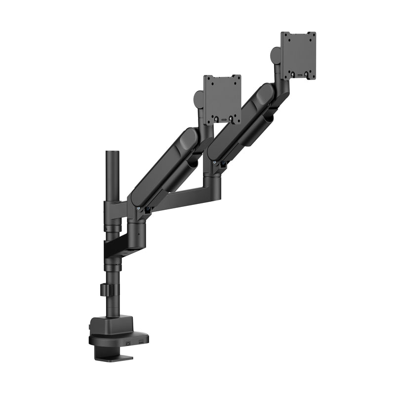 Alberenz® Braccio doppio Heavy Duty a molla a gas (2 schermi fino a 57 pollici)