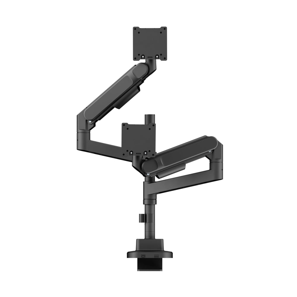 Alberenz® Braccio doppio Heavy Duty a molla a gas (2 schermi fino a 57 pollici)