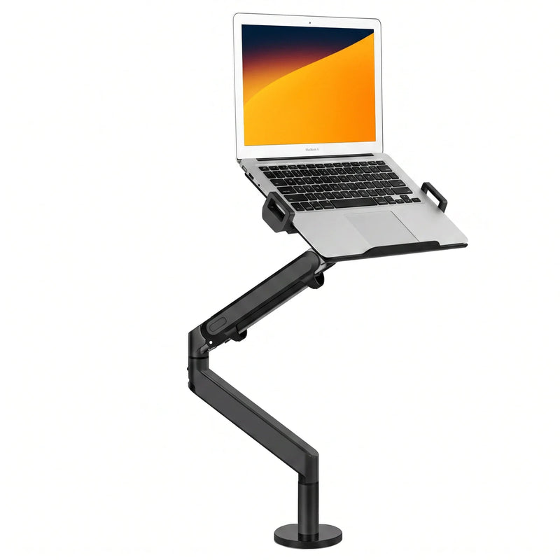 Alberenz® Braccio per Laptop a Molla a Gas - Grigio Scuro
