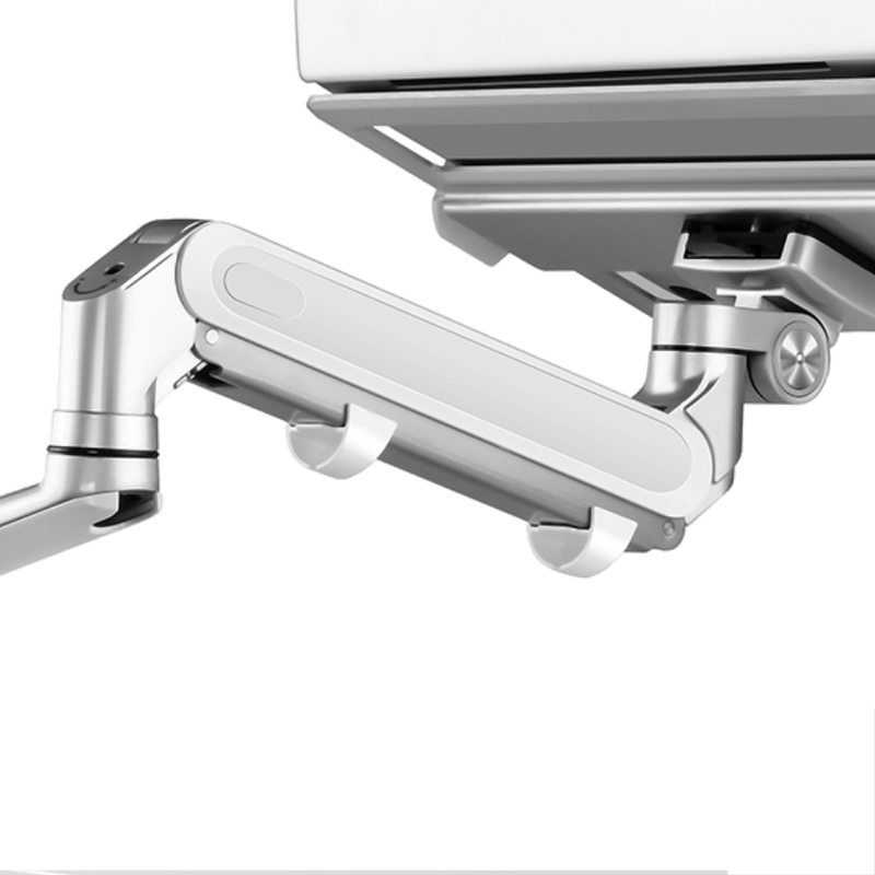 Alberenz® braccio per monitor laptop con molla a gas argento