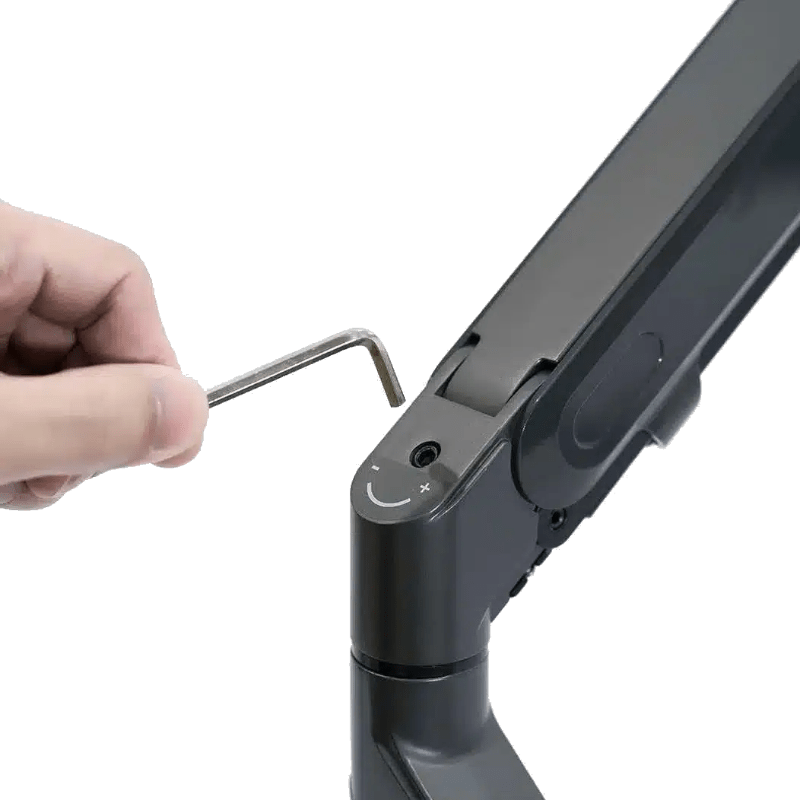 Alberenz® Braccio Singolo per Monitor a Molla a Gas Grigio Scuro