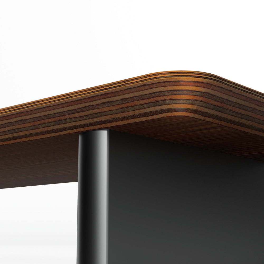 Alberenz® Supporto per monitor in legno di noce - 2 monitor