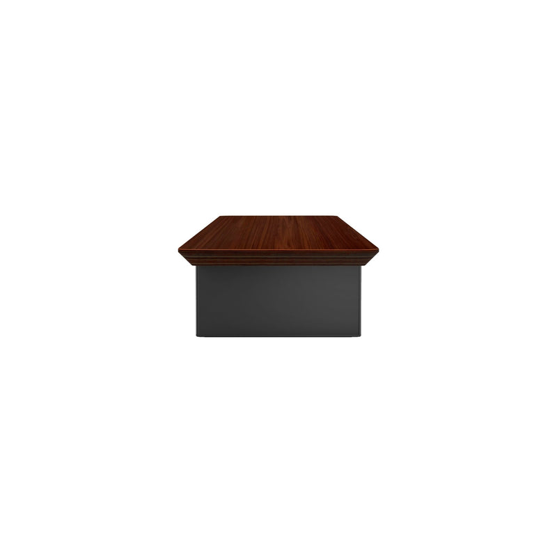 Alberenz® Supporto per monitor in legno di noce - 2 monitor