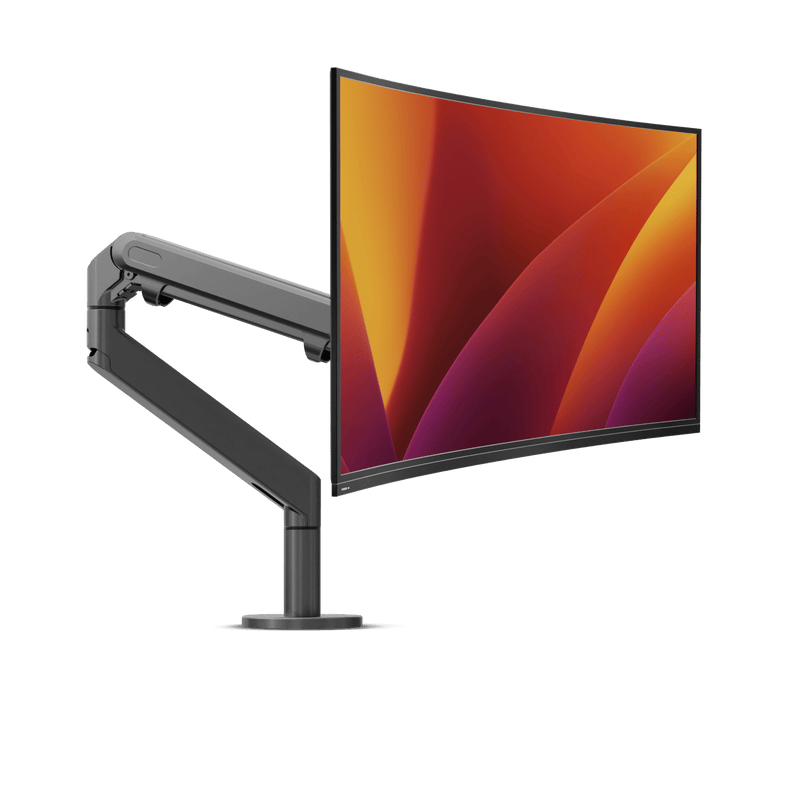 Alberenz® Braccio Singolo per Monitor a Molla a Gas Grigio Scuro