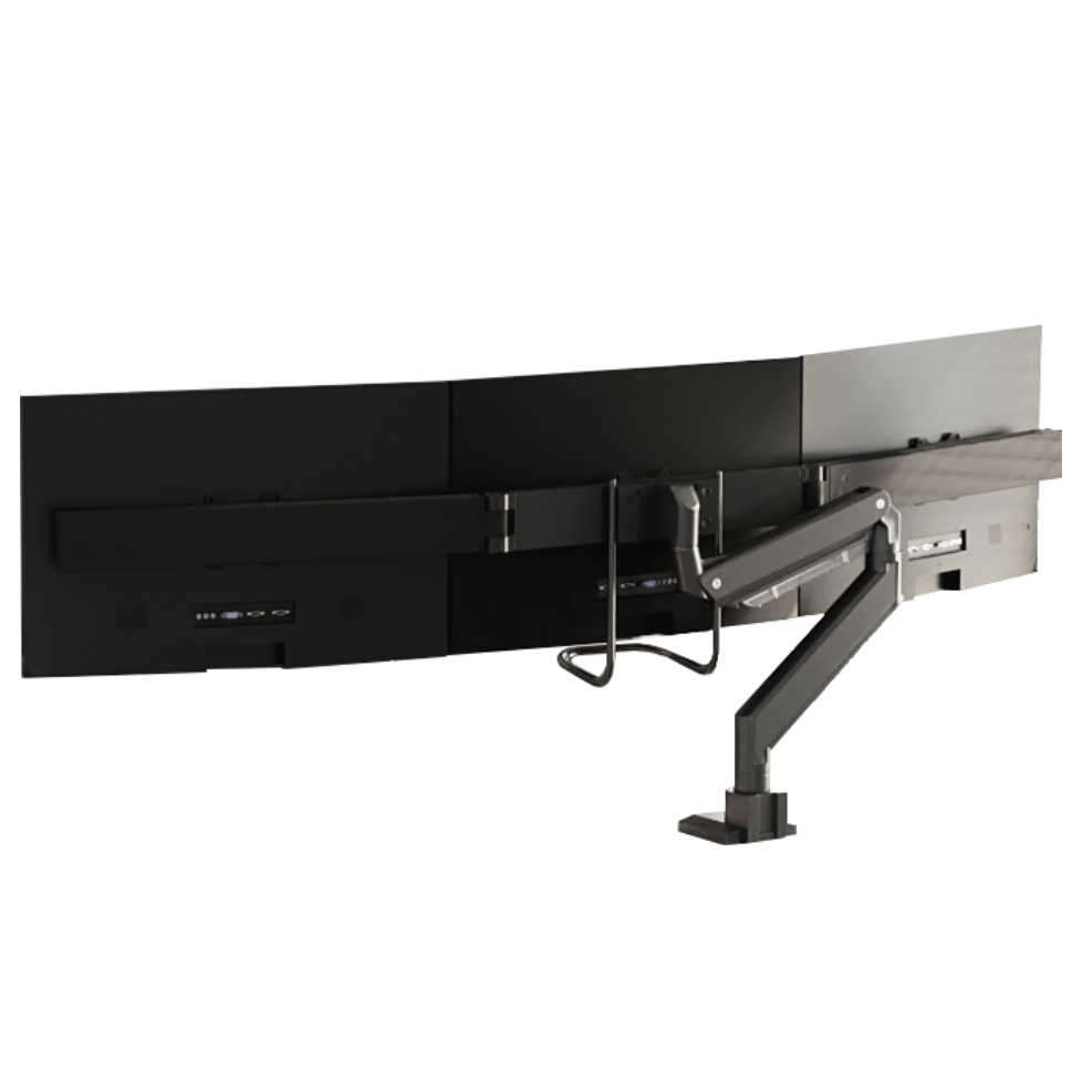 Supporto per monitor Alberenz® per 3 schermi