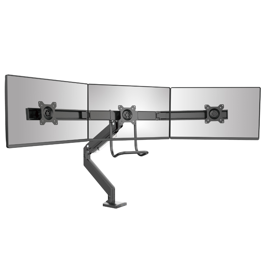 Supporto per monitor Alberenz® per 3 schermi