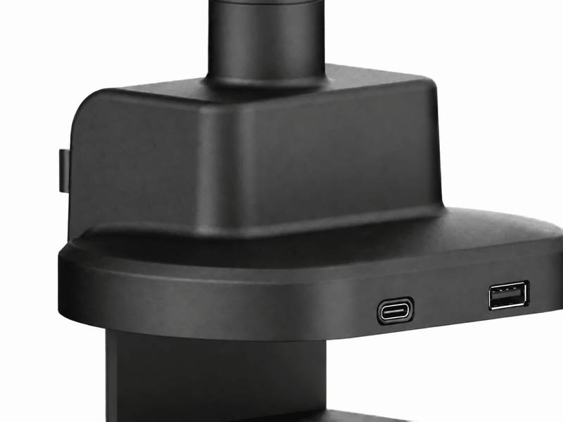 Alberenz® Braccio doppio Heavy Duty a molla a gas (2 schermi fino a 57 pollici)