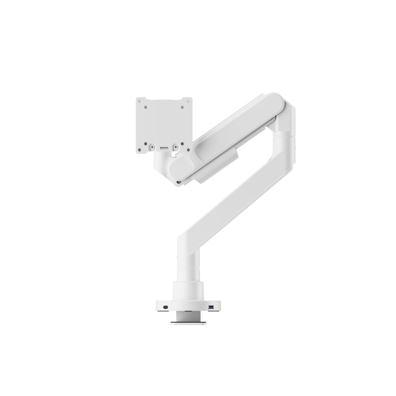 Alberenz® Supporto per monitor a molla a gas resistente bianco (fino a 57 pollici)