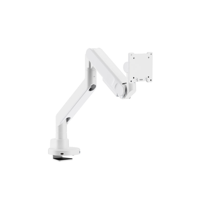 Alberenz® Supporto per monitor a molla a gas resistente bianco (fino a 57 pollici)
