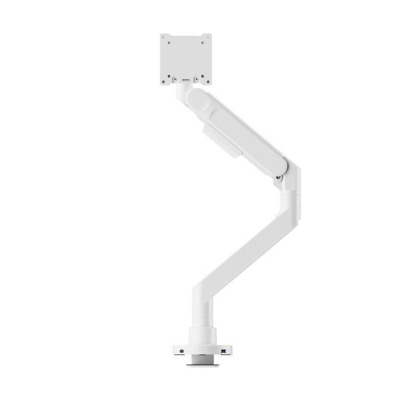 Alberenz® Supporto per monitor a molla a gas resistente bianco (fino a 57 pollici)