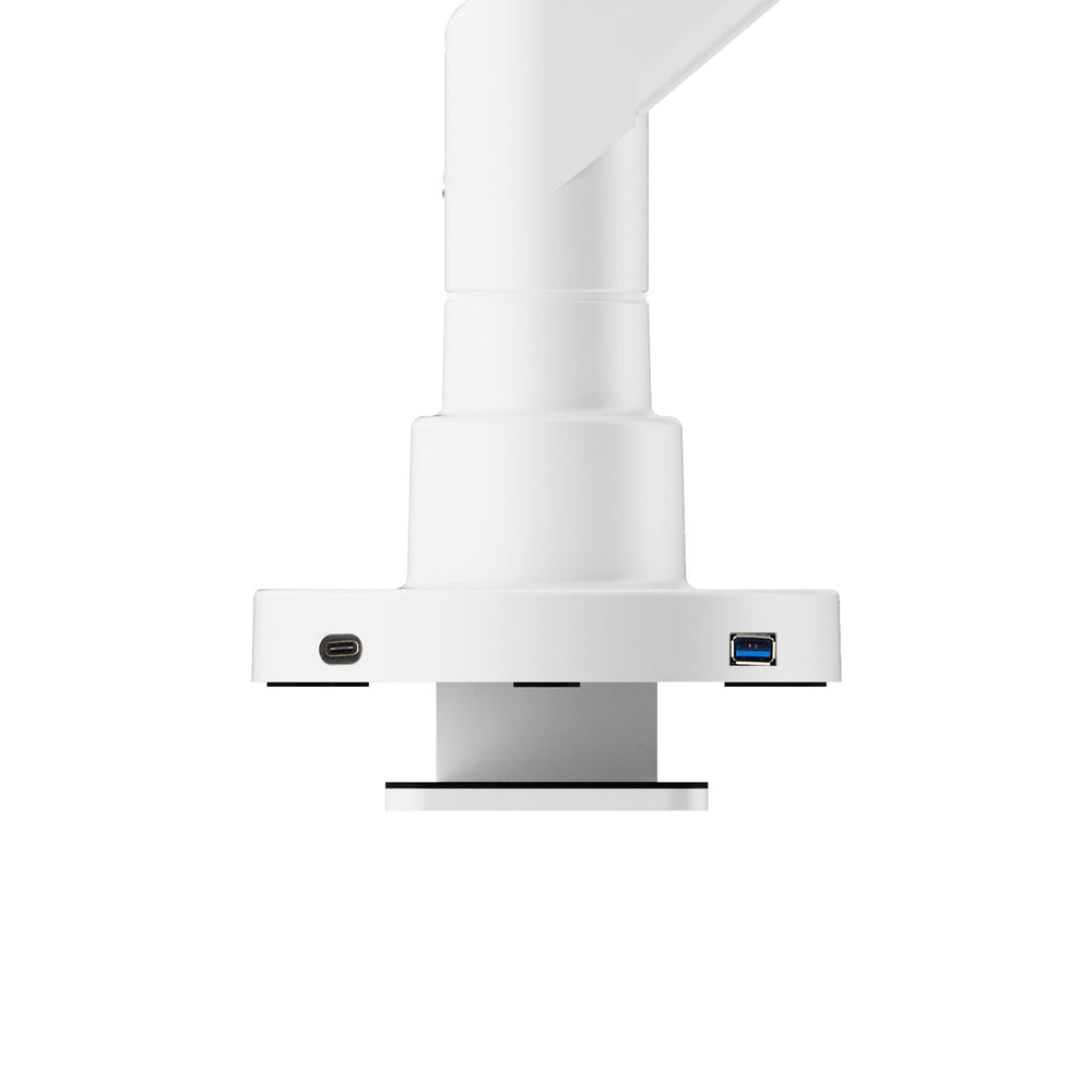 Alberenz® Supporto per monitor a molla a gas resistente bianco (fino a 57 pollici)