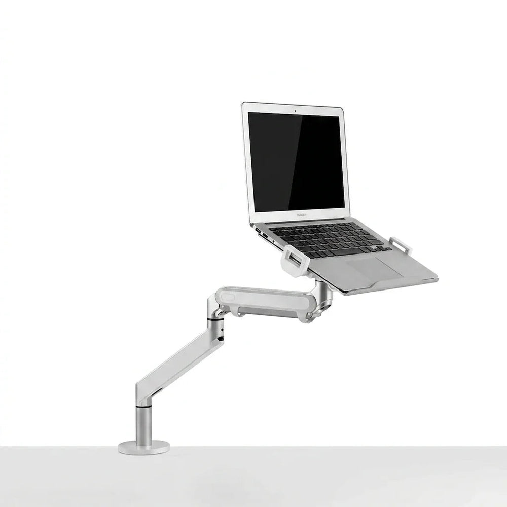 Alberenz® Braccio per Laptop a Molla a Gas Argento