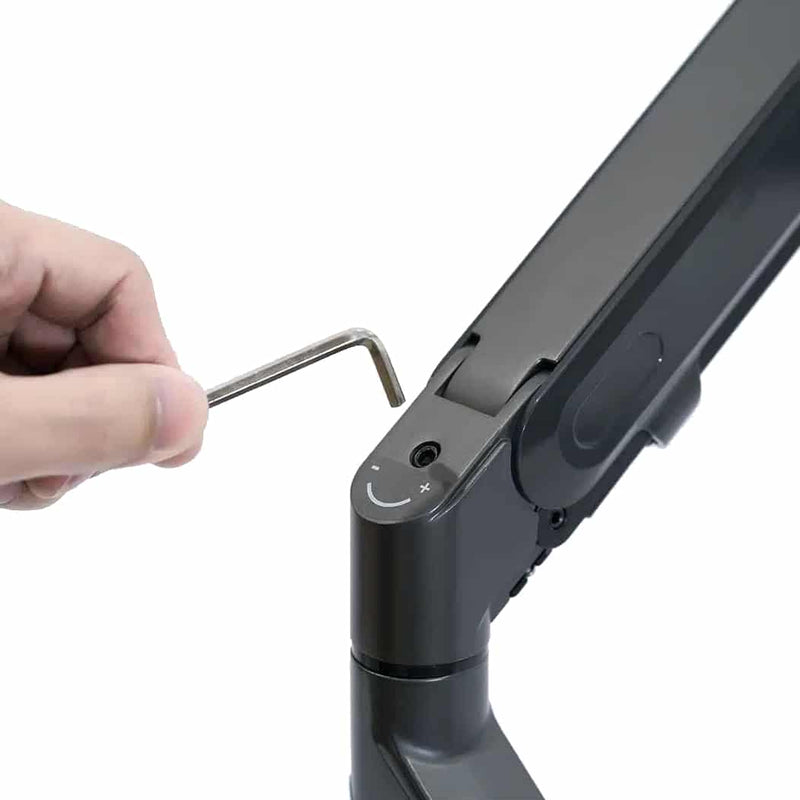 Alberenz® braccio per monitor per laptop con molla a gas nero