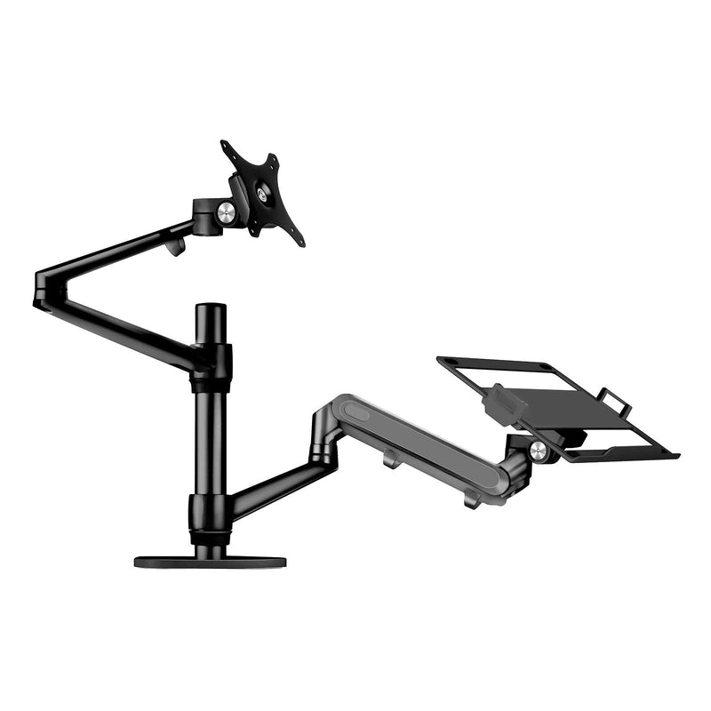 Alberenz® braccio per monitor per laptop con molla a gas nero