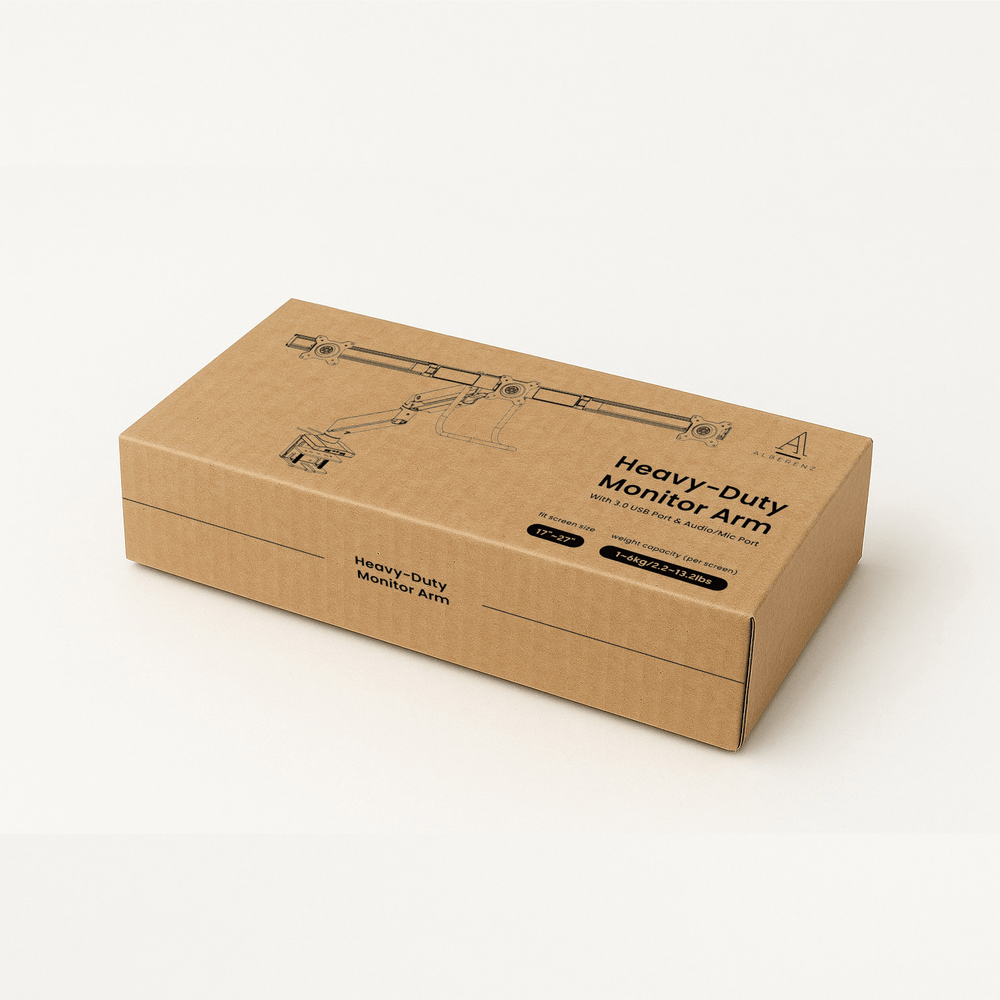 Supporto per monitor Alberenz® per 3 schermi
