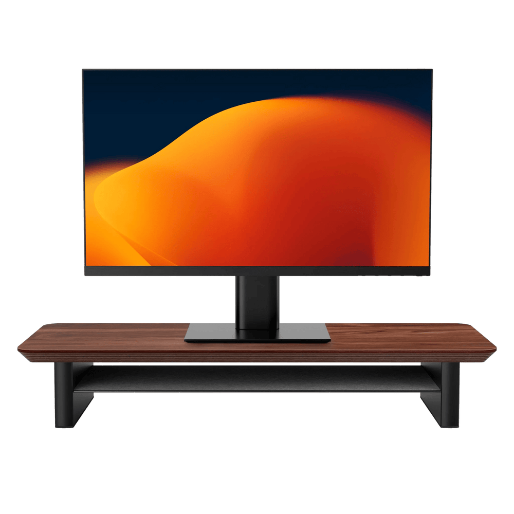 Alberenz® Supporto per monitor in legno di noce - 1 monitor