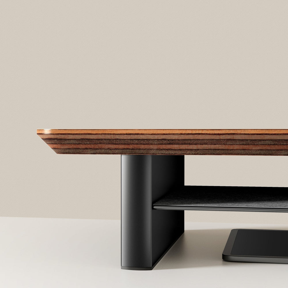 Alberenz® Supporto per monitor in legno di noce - 1 monitor