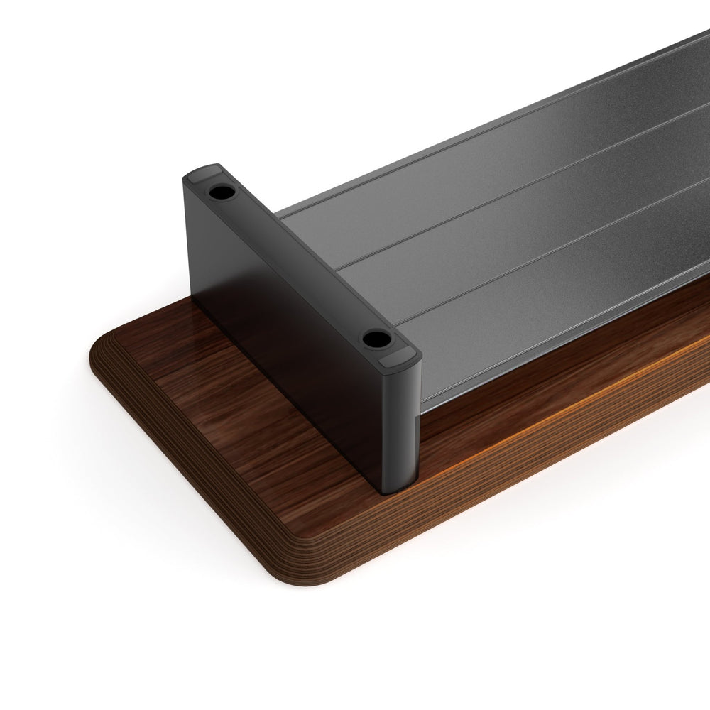 Alberenz® Supporto per monitor in legno di noce - 2 monitor