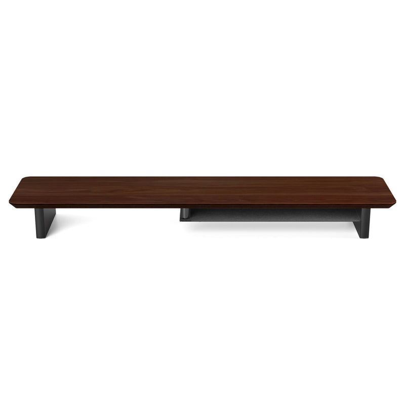 Alberenz® Supporto per monitor in legno di noce - 2 monitor